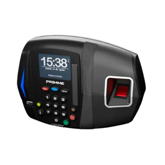 Relógio Ponto Henry Primme Bio Vermelho S/ impressão